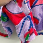 Juicy Couture Juicy‎ Couture Purple Swirl Tie Dye Terry Cloth High Rise Pull-On Shorts Sz L Photo 3