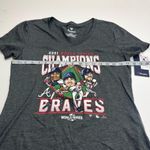 Fanatics Atlanta Braves  2021 World Series Champions Womens Size Medium Shirt NEW Photo 5