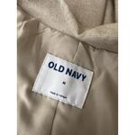 Old Navy  Blazer Womens Medium Beige Linen Blend Double Breasted Oversized Photo 1