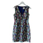 Kate Spade  Mira In Full Bloom Floral Sheath Bright Blue Silk SZ 6 #2120 Photo 1