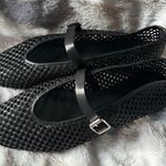 H&M Braided Ballet Flats Black Sz 9 Designer Brand New Photo 0