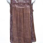 Buckle 2/$30  Gimmicks BKE Beaded Lace Sheer Embellished Button Tank Top Blouse Photo 0