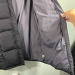 Garnet Hill  Women's Black Insulated Puffer Full Zip Hooded Down Jacket Size 6 Photo 7