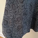 Sundance  A Line Boho Skirt 14 Blue Floral Midi Length Romantic Dance Silk Photo 2