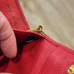 Prada Authentic Red Leather 6-Key Gold Card Holder Photo 9