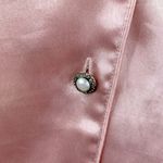 Victoria's Secret Vintage Gold Label Satin Sleep Shirt w Sheer Sleeves Pink-M/L Photo 2