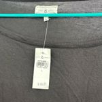 Lou & grey Lou & Gray Size Large Blouse Black Long Bell Sleeve Bow Tie‎ Round Neck NWT Photo 3