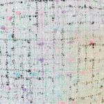 Elle White Gray Pink Purple & Blue Textured Tweed Skirt. Photo 2