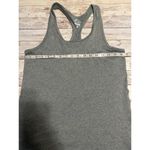 Nike  Dri-Fit Racer Back Athletic Tank Women's Large Gray Athleisure Run Yoga Photo 3