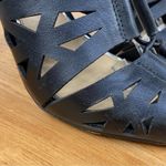 Jessica Simpson  Emelia‎ Cage Lace Up Bootie Heels Black 7.5 Photo 8