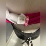 NWOT Women's Pink & Black OnePiece Swimsuit w/ Front Bowknot Size:Lrg Photo 8