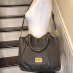 Marc Jacobs Grey Leather Top Handle Crossbody Women’s Workwear Satchel Tote Photo 11