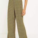Urban Outfitters Geo Floral High-Rise Soft Flare Trousers M Photo 1