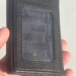 Michael Kors  Black Leather Card Holder Photo 5