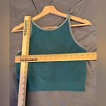 Athleta Aurora Seamless High Neck Crop Tank - Borealis Green, Size medium Photo 6