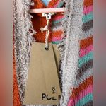 POL NWT POLColorful Striped Women's Sweater Cardigan Photo 2