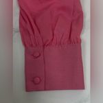 G.D.S By HELENAM Camellia Rose Pink Midi Sleeve Dress with Embroidery Sz S Photo 8