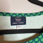Sailor Sailor green printed preppy shift dress Size L Photo 2
