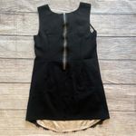 Boston Proper  Black Lace Overlay‎ Cocktail Midi Dress Womens Medium Whimsigoth Photo 4