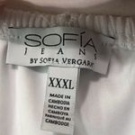 Sofia Vergara NWT Sophia Vergara White Eyelet. Louse Top Plus Size XXXL Photo 3