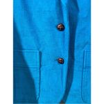 Vintage Corduroy Blazer in Peacock Blue Kathy Davis Size 14 Photo 2