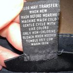 Style & Co navy blue with tan stitching cotton denim look pants 20W Photo 3