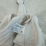 AG Adriano Goldschmied   Jeans White Denim Kaitlin Mini Skirt Overalls Denim M Photo 5