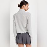 SER.O.YA Fae Distressed Turtleneck Sweater in Silver Size L Photo 2