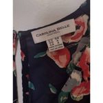 Carolina belle  Size 4 Navy Blue Floral Romper Photo 1
