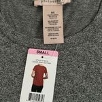 Philosophy tee Shirt Top Blouse Flutter Sleeve Small Grey Photo 1