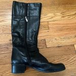 Bandolino  Black Leather Knee High Riding Boots Photo 4
