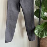 ASOS High Rise Farleigh 'Slim' Mom Distressed Denim Jeans Washed Black Size 26 Photo 5