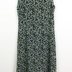 Harold's Silk Tie Dress Geometric Sleeveless Midi Size 4 Photo 7