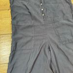 Sundance Wide Leg Jumpsuit Button Front Pockets Blue Casual Size M Size M Photo 5