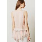 Anthropologie NWT Casmilla Beaded Cami By Vanessa Virginia in Soft Pink sz. 0P Photo 1