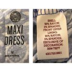 SO  Maxi Dress Girls Sz M Blue White Floral Sleeveless Strappy Front Side Slits Photo 11