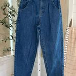 SheIn Women's Blue Pleated Cuffed Ankle Jeans High Waisted Xtra Small Photo 2