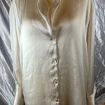 ZARA  Cream Button Down Shirt Photo 0