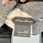 Eddie Bauer Women’s Button Down Up Black White Flannel Size Medium Long Sleeves Photo 4