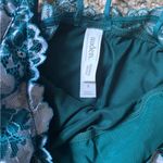 Auden Teal Floral Backless Dress Green Size M Photo 1