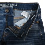 American Eagle Womens 2 Super Stretch Distressed Shortie Denim Shorts Photo 6