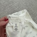 H&M Limited Edition Midi White Eyelet Embroidery Satin Skirt pencil cutout lace Photo 8