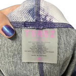 Peloton Terez x  Navy Blue Tie Dye Leggings Green Logo Size‎ Medium Photo 7