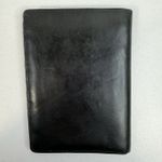 Genuine Leather Passport Holder Black Bifold Wallet Card ID Travel Wallet Photo 2