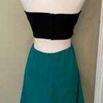 Like Mynded Boutique Cut Out Strapless Two Tone Chiffon Dress Photo 7