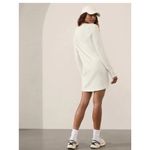 Athleta Coaster Luxe Sweatshirt Dress Heather Style 659310 size Large Oatmeal Photo 4