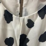 Buddy love, white and black cow Dalmatian polka dot print Racerback tank top Size M Photo 9