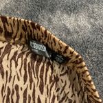 Missguided  petite animal print maxi skirt side slits size 4 Photo 7