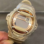 Casio  Womens Water Shock Resistant Baby G Digital Wristwatch Cream Rose Gold Photo 0