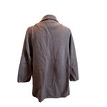 Quince Organic Cotton Knit Cardigan Blazer Brown Size Large Open Front Pockets Photo 3